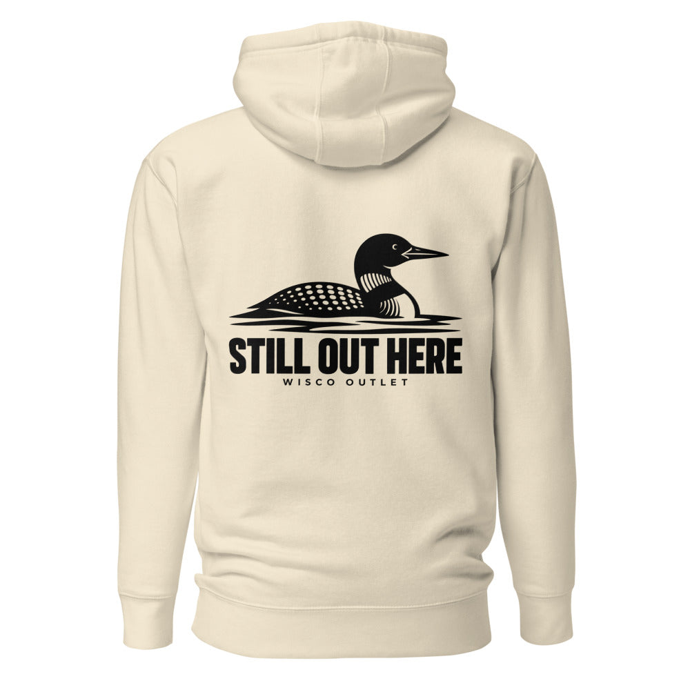 Still Out Here Hoodie — Bone — back