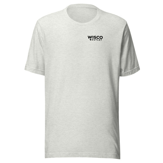 Gravity Fed Wisconsin Bred T-Shirt — Ash — front