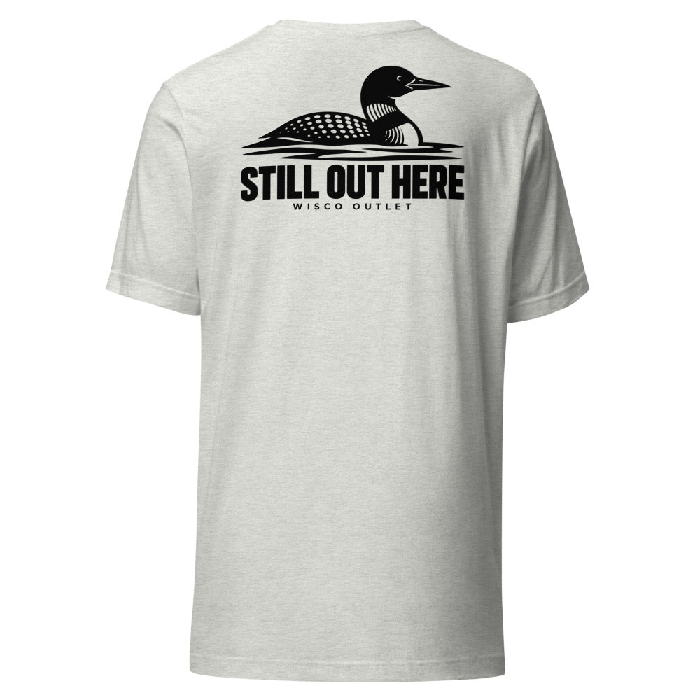 Still Out Here T-Shirt — Ash — back