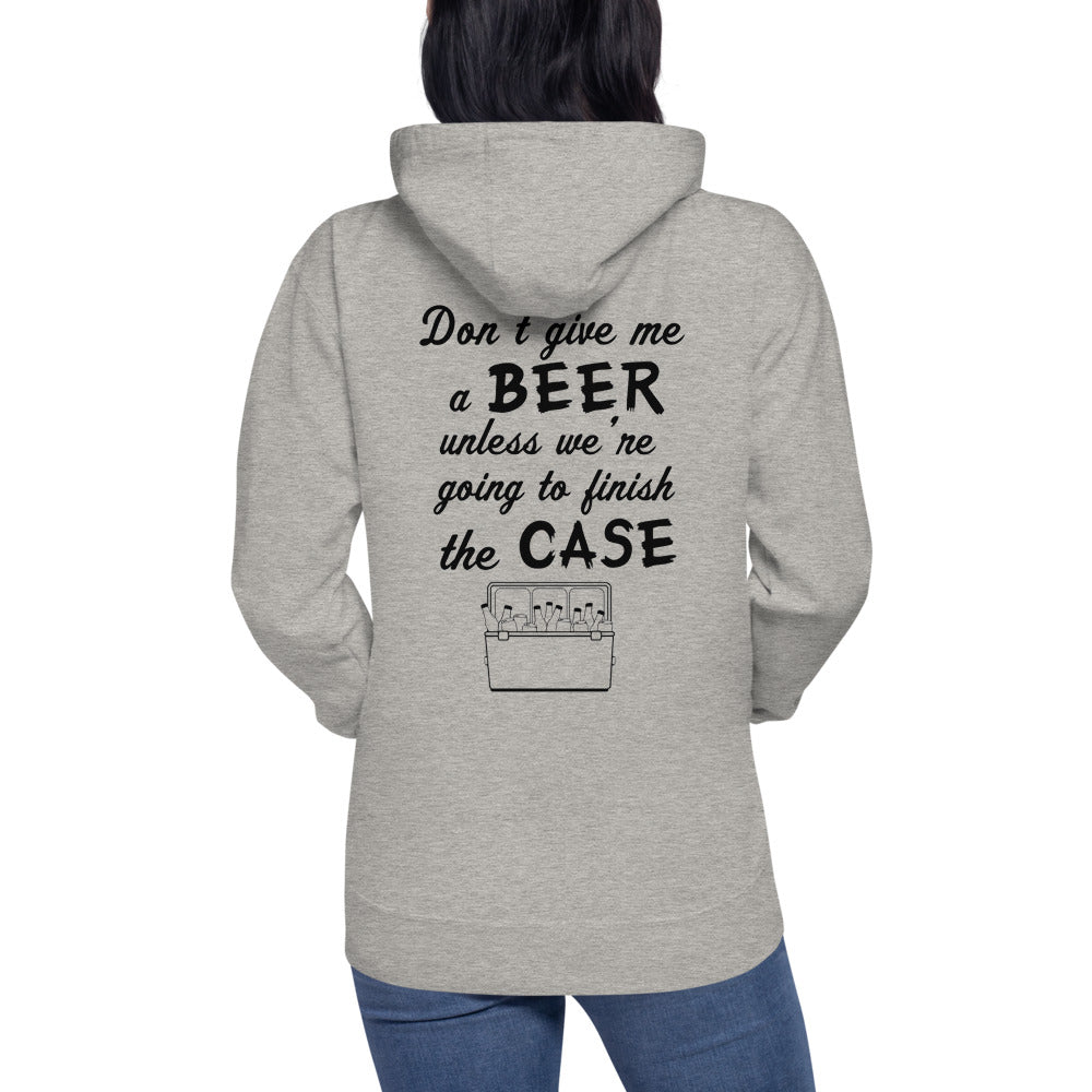 Wisco Outlet Don't Give Me A Beer Sweatshirt Black Design