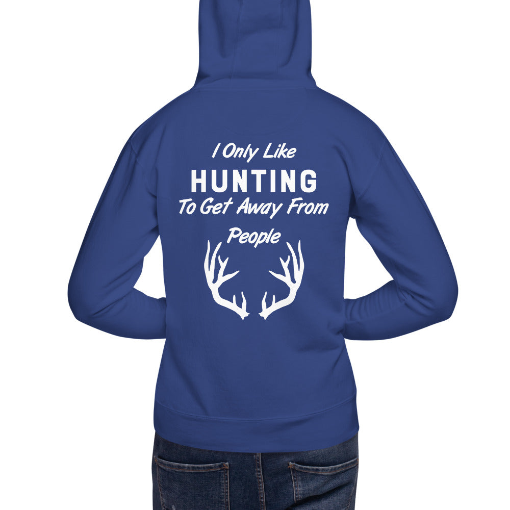 Wisco Outlet I Only Like Hunting SweatShirt White Design