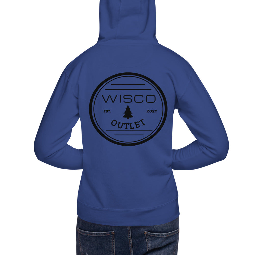 Wisco Outlet Simple Sweatshirt Black Design