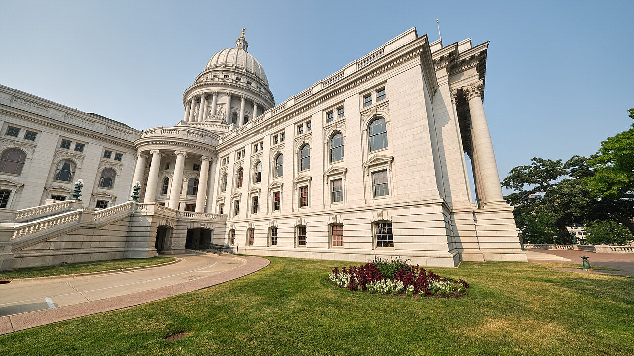 Wisconsin State Capitol photographed June 27, 2023
